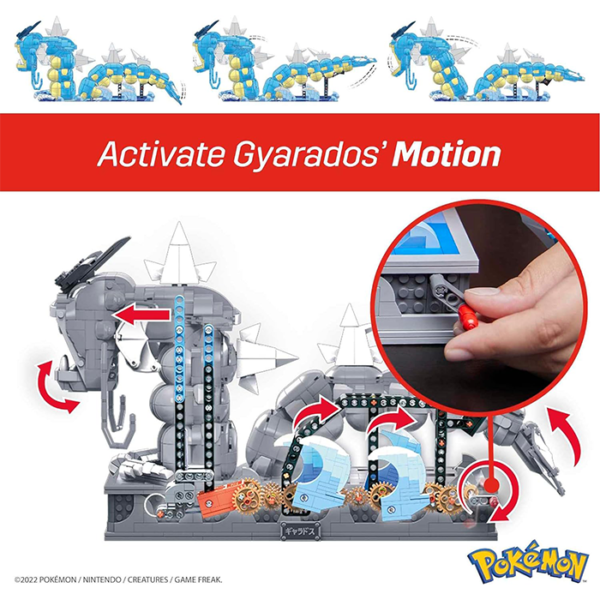 MEGA Coffret de construction Pokémon Léviator en Mouvement – Image 4
