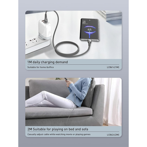 Câble USB C vers USB C PD Charge Rapide 65W – Image 8