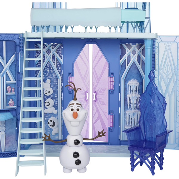 La Reine des neiges Palais de glace d'Elsa avec figurine Olaf – Image 5
