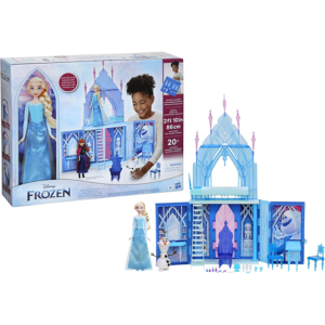 Palais de glace La Reine des neiges poupées Elsa et Olaf