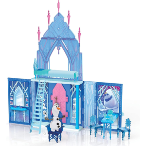 La Reine des neiges Palais de glace d'Elsa avec figurine Olaf