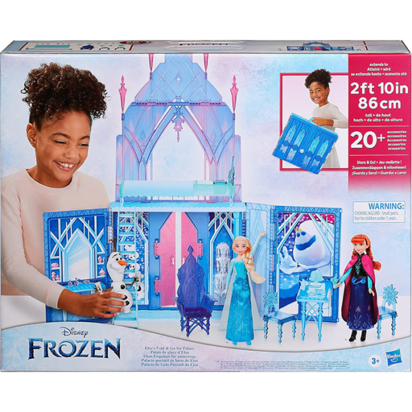 La Reine des neiges Palais de glace d'Elsa avec figurine Olaf – Image 6