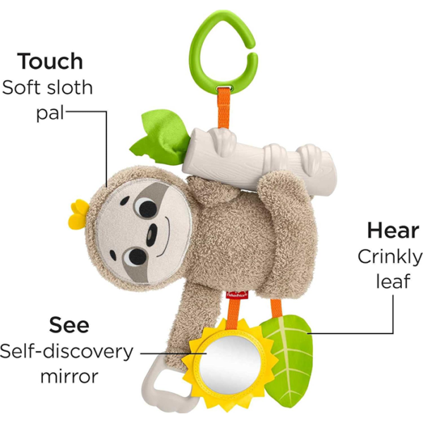 Doudou Le Paresseux d'activités rigolo de Fisher-Price – Image 4