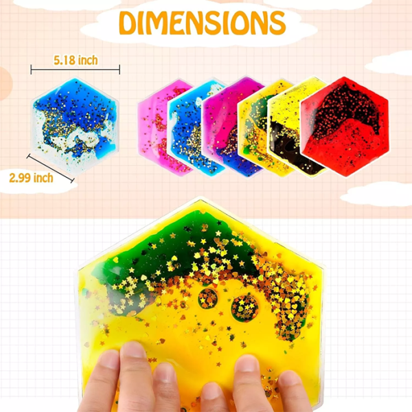 Fidget sensoriel Remplis de Liquide Coloré – Image 4