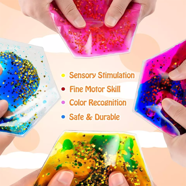 Fidget sensoriel Remplis de Liquide Coloré – Image 2