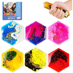 Fidget sensoriel Remplis de Liquide Coloré