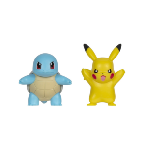 Mini Figurine Pokémon pikachu et carapuce