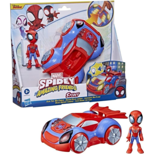 Figurine d'action et véhicule Sons et lumières Spidey