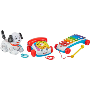 Fisher-Price Coffret Mes 3 Premiers Jouets à Tirer