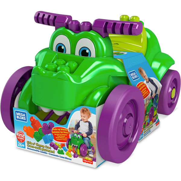 Mega Bloks Porteur et ramasseur Croc Blocs