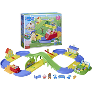 Circuit de Ville Peppa Pig avec Piste Ajustable