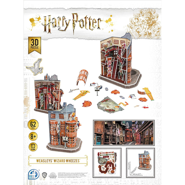 Puzzle 3D Harry Potter Boutique Weasley de Farces – Image 4