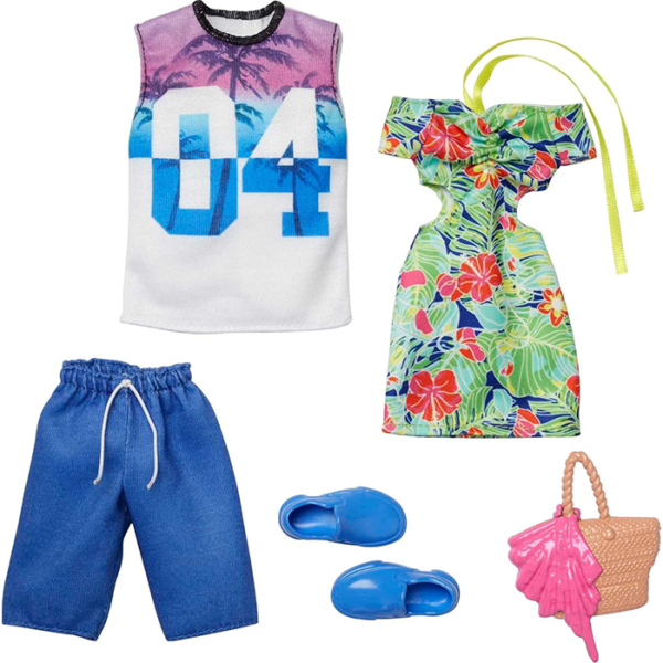 Vêtements et accessoires de poupée Barbie et Ken